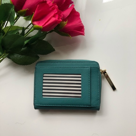 New Kate Spade Saffiano leather wallet coin pouch - Picture 3 of 5
